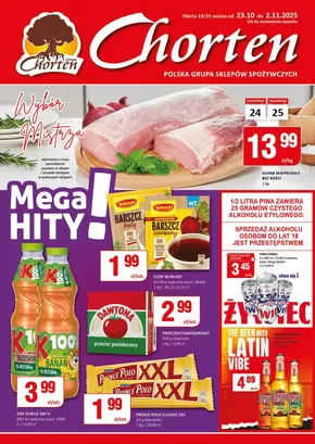 Katalog Chorten w: Legionowo | Oferty dla łowców okazji | 2025-10-27T00:00:00.000Z - 2025-11-10T00:00:00.000Z