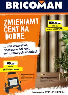 Katalog Bricoman w: Tarnobrzeg | Gazetka Bricoman | 2025-10-27T00:00:00.000Z - 2025-11-16T00:00:00.000Z