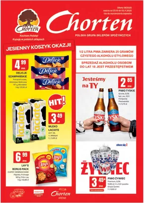 Katalog Chorten w: Sobolew | Oszczędzaj teraz dzięki naszym ofertom | 2025-10-28T00:00:00.000Z - 2025-11-11T00:00:00.000Z