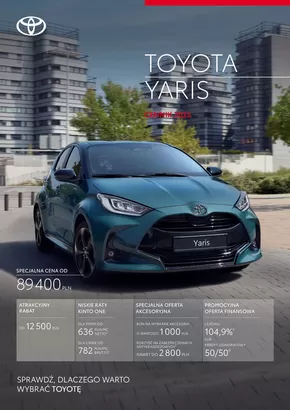 Katalog Toyota w: Ostrów Mazowiecka | spec yaris MY25 PY25 | 2025-10-28T00:00:00.000Z - 2025-11-11T00:00:00.000Z