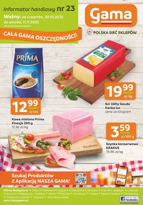 Katalog GAMA w: Jasło | Nasze najlepsze okazje | 2025-10-30T00:00:00.000Z - 2025-11-13T00:00:00.000Z