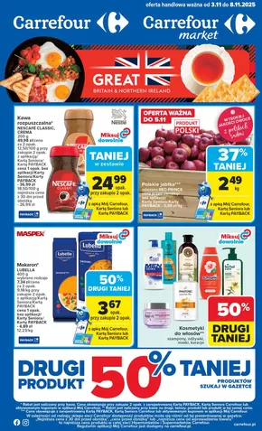 Katalog Carrefour w: Jastrzębie-Zdrój | Gazetka Carrefour, Market od poniedziałku! | 2025-11-02T00:00:00.000Z - 2025-11-08T00:00:00.000Z