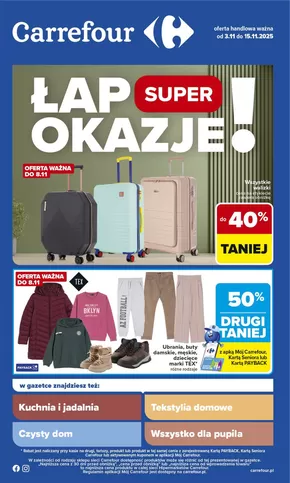 Katalog Carrefour w: Jastrzębie-Zdrój | Gazetka Łap super okazję od poniedziałku! | 2025-11-02T00:00:00.000Z - 2025-11-15T00:00:00.000Z