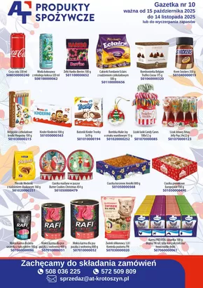 Katalog AT w: Rawicz | Produkty spożywcze Ważna do 14 listopada | 2025-11-03T00:00:00.000Z - 2025-11-14T00:00:00.000Z
