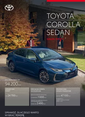 Katalog Toyota | spec corolla sd my24 gielda toyoty | 2025-11-05T00:00:00.000Z - 2025-11-19T00:00:00.000Z