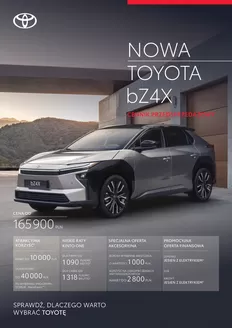 Katalog Toyota w: Sosnowiec | spec toyota bz4x MY25 PY25 | 2025-11-05T00:00:00.000Z - 2025-11-19T00:00:00.000Z