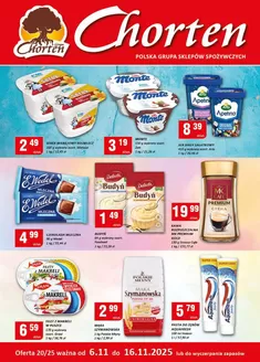 Katalog Chorten w: Janki | Oszczędzaj teraz dzięki naszym ofertom | 2025-06-11T00:00:00.000Z - 2025-11-16T00:00:00.000Z