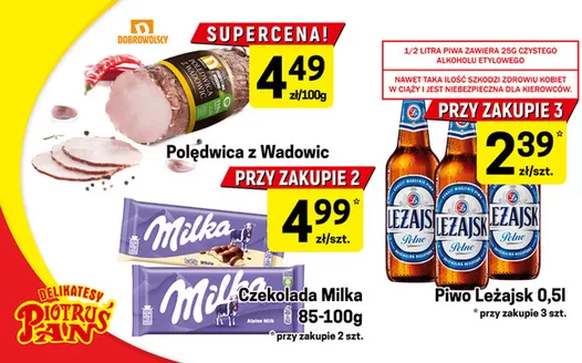 Katalog Delikatesy Piotruś Pan w: Łódź | Supercena ! | 2025-11-11T00:00:00.000Z - 2025-11-12T00:00:00.000Z
