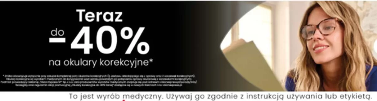 Katalog Vision Express w: Ełk | Do - 40% | 2025-11-13T00:00:00.000Z - 2025-11-27T00:00:00.000Z