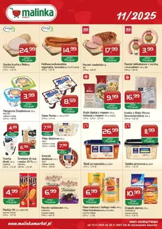 Katalog Malinka Market w: Legnica | Offer valid from 13/11/2025 to 26/11/2025 | 2025-11-14T00:00:00.000Z - 2025-11-26T00:00:00.000Z