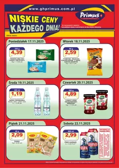 Katalog Primus w: Białobrzegi (Mazowieckie) | Niskie ceny  | 2025-11-20T00:00:00.000Z - 2025-11-22T00:00:00.000Z