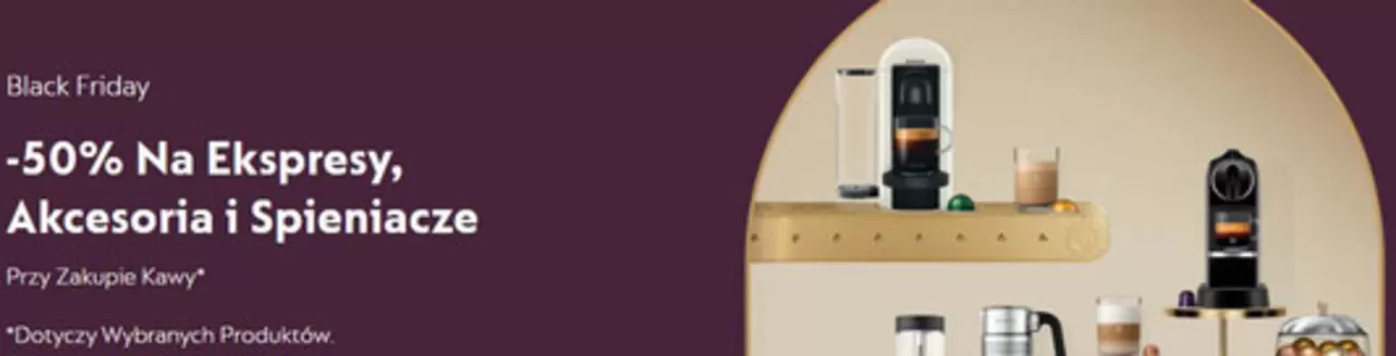 Katalog Nespresso w: Białobrzegi (Mazowieckie) | Black friday  | 2025-11-20T00:00:00.000Z - 2025-12-01T00:00:00.000Z