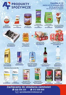 Katalog AT w: Kłodawa | Produkty spożywcze | 2025-11-21T00:00:00.000Z - 2025-12-31T00:00:00.000Z