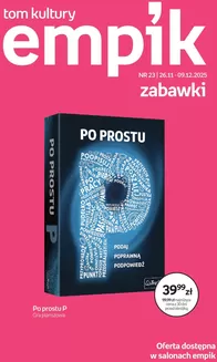 Katalog Empik | Najlepsze oferty dla wszystkich łowców okazji | 2025-11-28T00:00:00.000Z - 2025-12-09T00:00:00.000Z