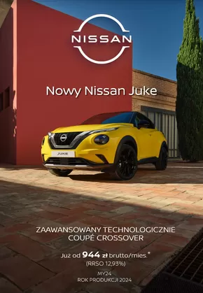 Katalog Nissan w: Tarnów | Nowy Juke | 2024-08-03T00:00:00.000Z - 2025-08-03T00:00:00.000Z