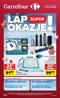 Katalog Carrefour | Gazetka Łap super okazje od poniedziałku! | 2025-11-30T00:00:00.000Z - 2025-12-14T00:00:00.000Z