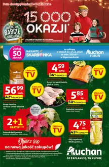 Katalog Auchan w: Sopot | Gazetka Święta jak babcię kocham Hipermarket Grudziądzka | 2025-12-11T00:00:00.000Z - 2025-12-17T00:00:00.000Z