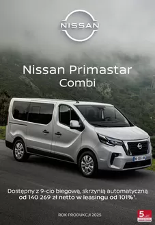 Katalog Nissan w: Kikół | Primastar combi cennik | 2025-01-01T00:00:00.000Z - 2030-12-31T00:00:00.000Z