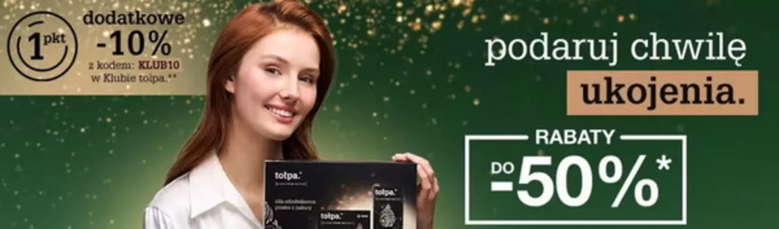 Katalog Tolpa w: Swarzędz | Rabaty do - 50 % | 2025-12-09T00:00:00.000Z - 2025-12-23T00:00:00.000Z