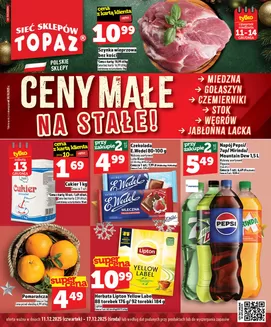 Katalog Topaz w: Adamów | Świetne rabaty na wybrane produkty | 2025-12-11T00:00:00.000Z - 2025-12-17T00:00:00.000Z