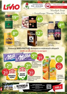Katalog Livio w: Skarszewy | Atrakcyjne oferty specjalne dla wszystkich | 2025-12-10T00:00:00.000Z - 2025-12-24T00:00:00.000Z