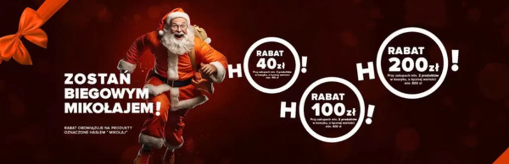 Katalog Sklep Biegacza w: Skoczów | Zostan biegowym mikołajem! | 2025-12-11T00:00:00.000Z - 2025-12-25T00:00:00.000Z