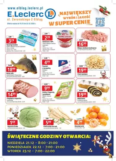 Katalog E.Leclerc w: Ostrowite | Specjalne oferty dla Ciebie | 2025-12-15T00:00:00.000Z - 2025-12-23T00:00:00.000Z