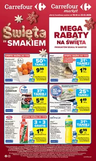Katalog Carrefour w: Sulechów | Gazetka Carrefour, Market od poniedziałku! | 2025-12-14T00:00:00.000Z - 2025-12-23T00:00:00.000Z