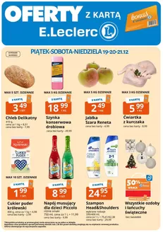 Katalog E.Leclerc w: Nowa Sól | Szeroki wybór ofert | 2025-12-19T00:00:00.000Z - 2025-12-21T00:00:00.000Z