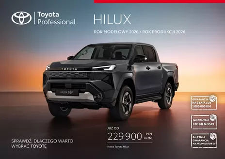Katalog Toyota w: Środa Wielkopolska | Spec hilux bev 2026 | 2025-12-16T00:00:00.000Z - 2025-12-30T00:00:00.000Z
