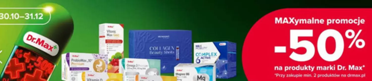 Katalog Dr.Max w: Koźmin Wielkopolski | Maxymalne promocja  | 2025-12-19T00:00:00.000Z - 2025-12-31T00:00:00.000Z