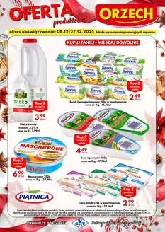 Katalog Orzech w: Kołobrzeg | Aktualne oferty i promocje | 2025-12-08T00:00:00.000Z - 2025-12-27T00:00:00.000Z