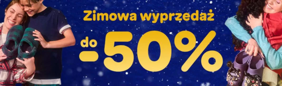 Katalog Crocs w: Nowa Sól | Zimowa wyprzedaż do - 50% | 2025-12-23T00:00:00.000Z - 2026-02-01T00:00:00.000Z