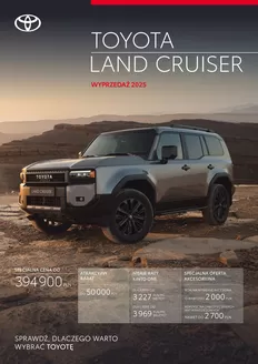 Katalog Toyota w: Białystok | Spec lc py25 | 2026-01-08T00:00:00.000Z - 2026-01-22T00:00:00.000Z