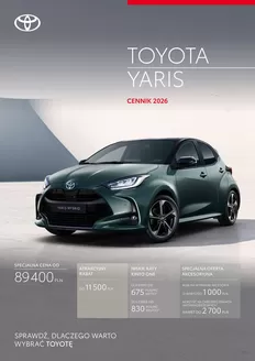 Katalog Toyota w: Suchy Las koło Poznania | Spec yaris MY25 PY26 | 2026-01-01T00:00:00.000Z - 2026-12-31T00:00:00.000Z