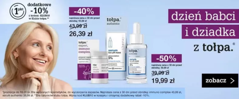 Katalog Tolpa w: Katowice | Dzień babci | 2026-01-12T00:00:00.000Z - 2026-01-18T00:00:00.000Z