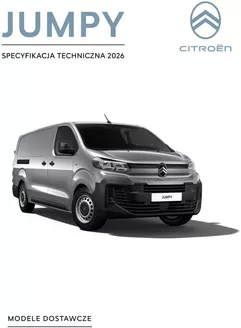 Katalog Citroen w: Gdynia | Specyfikacja techniczna Citroena Jumpy 2026 MCA | 2026-01-20T00:00:00.000Z - 2027-01-01T00:00:00.000Z
