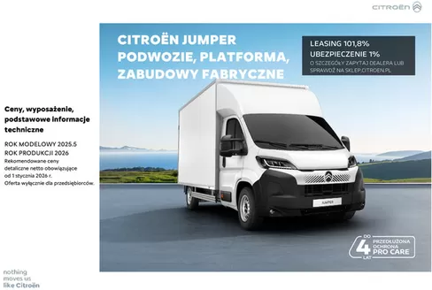 Katalog Citroen | Nowy Citroen Jumper ceny 2026 | 2026-01-20T00:00:00.000Z - 2027-01-01T00:00:00.000Z