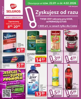 Katalog Selgros w: Aleksandrów Łódzki | Oferta dla profesjonalistów | 2026-01-22T00:00:00.000Z - 2026-02-04T00:00:00.000Z