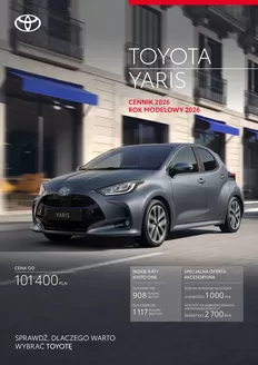 Katalog Toyota w: Suchy Las koło Poznania | Spec yaris MY26 PY26 | 2026-01-01T00:00:00.000Z - 2026-12-31T00:00:00.000Z