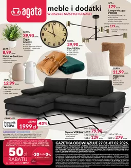Katalog Agata Meble | Gazetka promocyjna 01.2026 | 2026-01-27T00:00:00.000Z - 2026-02-07T00:00:00.000Z