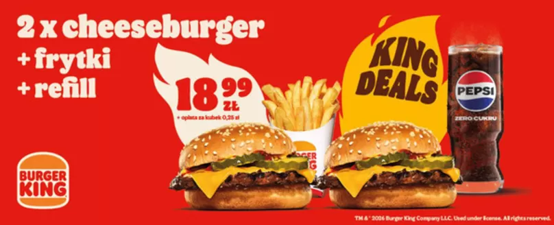 Katalog Burger King w: Wisła | King deals | 2026-01-29T00:00:00.000Z - 2026-02-15T00:00:00.000Z