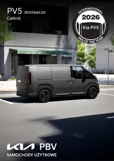 Katalog Kia w: Gdynia | PV5 dostawcze Cennik | 2026-01-29T00:00:00.000Z - 2026-12-31T00:00:00.000Z