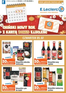 Katalog E.Leclerc w: Częstochowa | Najlepsze oferty dla oszczędnych | 2026-02-05T00:00:00.000Z - 2026-02-07T00:00:00.000Z