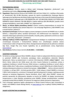 Katalog Makro w: Wejherowo | Regulamin konkursu Złap przewagę zgarnij Malagę | 2026-02-01T00:00:00.000Z - 2026-03-28T00:00:00.000Z