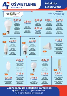 Katalog AT w: Zawiercie | Oświetlenie / elektryka | 2026-02-02T00:00:00.000Z - 2026-02-14T00:00:00.000Z