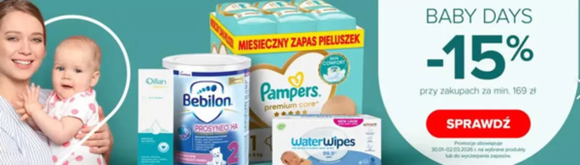 Katalog Dr.Max w: Tychy | Baby days | 2026-02-02T00:00:00.000Z - 2026-03-02T00:00:00.000Z