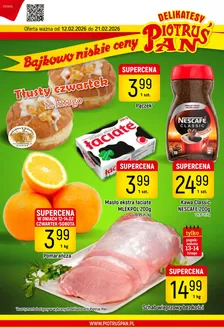 Katalog Delikatesy Piotruś Pan w: Częstochowa | Detal 03 2026 www | 2026-02-12T00:00:00.000Z - 2026-02-21T00:00:00.000Z