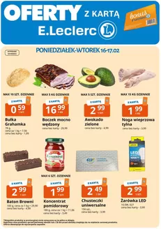 Katalog E.Leclerc w: Tuchola | Aktualne promocje specjalne | 2026-02-16T00:00:00.000Z - 2026-02-17T00:00:00.000Z