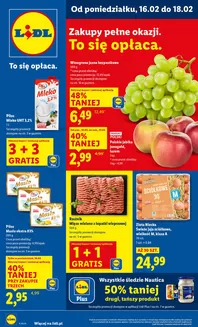 Katalog Lidl w: Niewodnica Korycka | GAZETKA OD 16.02 | 2026-02-16T00:00:00.000Z - 2026-02-18T00:00:00.000Z